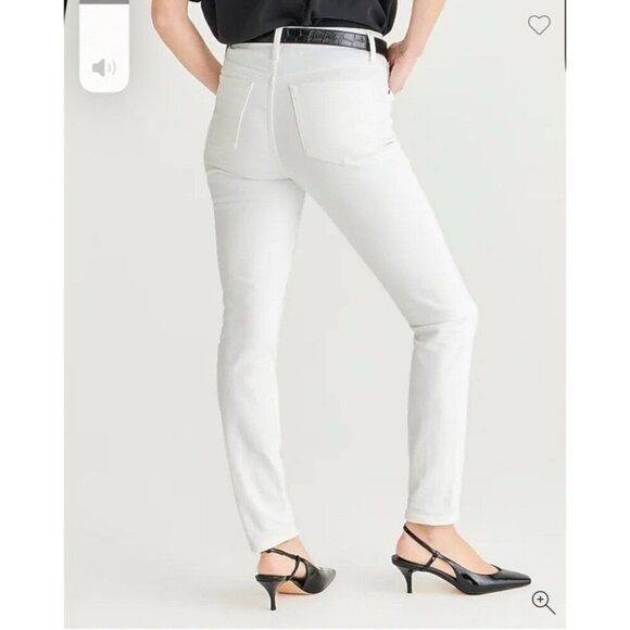 J.Crew $128 10" Toothpick Skinny Jean in Signature Stretch White Wash Sz 26Tall - Picture 3 of 16